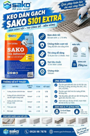 Keo dán gạch SAKO S101 EXTRA