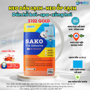 Keo Dán Gạch SAKO S102 GOLD