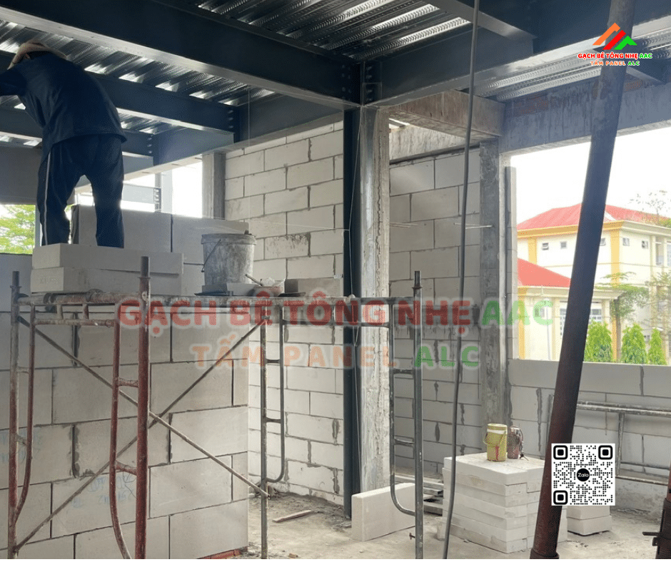 Gạch nhẹ AAC: Xây dựng thẩm mỹ viện nhanh, cách nhiệt tốt