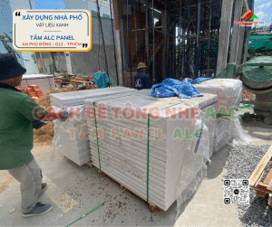 Nhà phố An Phú Đông Quận 12 với Tấm ALC PANEL - Cách âm, Cách nhiệt