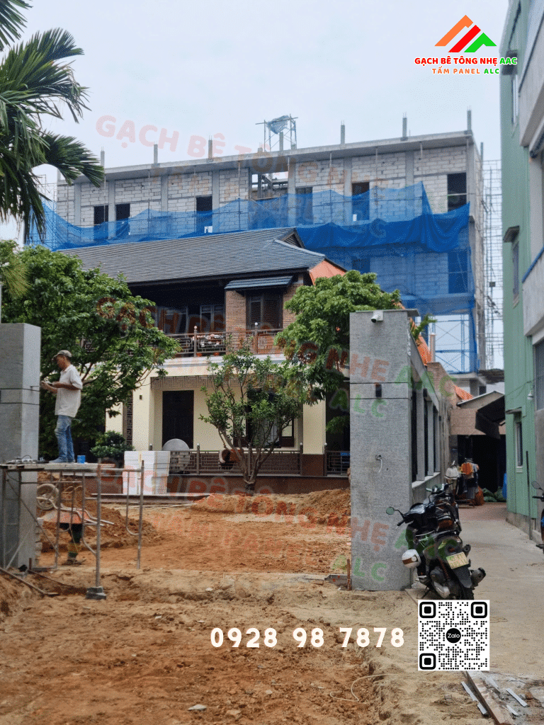 Gạch bê tông nhẹ AAC trong Khu đô thị FPT Đà Nẵng