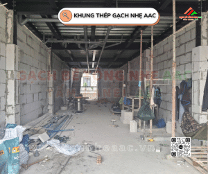 Gạch nhẹ AAC - Kết hợp kết cấu thép, chống nóng số 1 thị trường