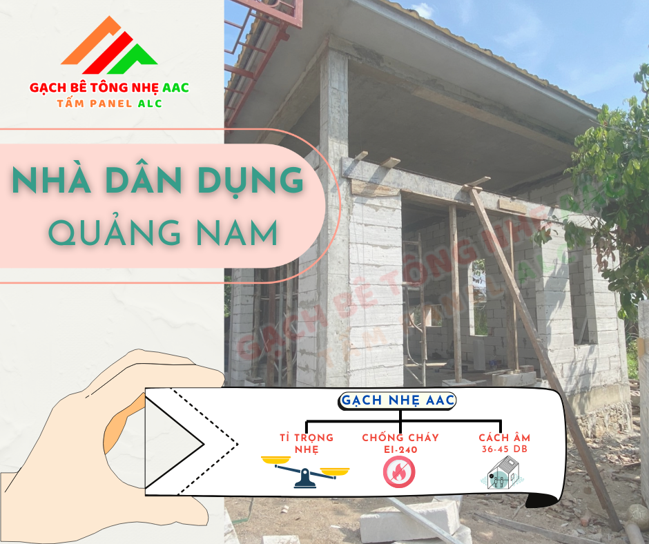 Gạch bê tông nhẹ AAC 20cm: Giải pháp xây tường chống nóng nhà dân dụng