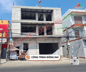 Xây nhà phố bằng vật liệu 4.0 tại Đồng Nai - Công trình thực tế