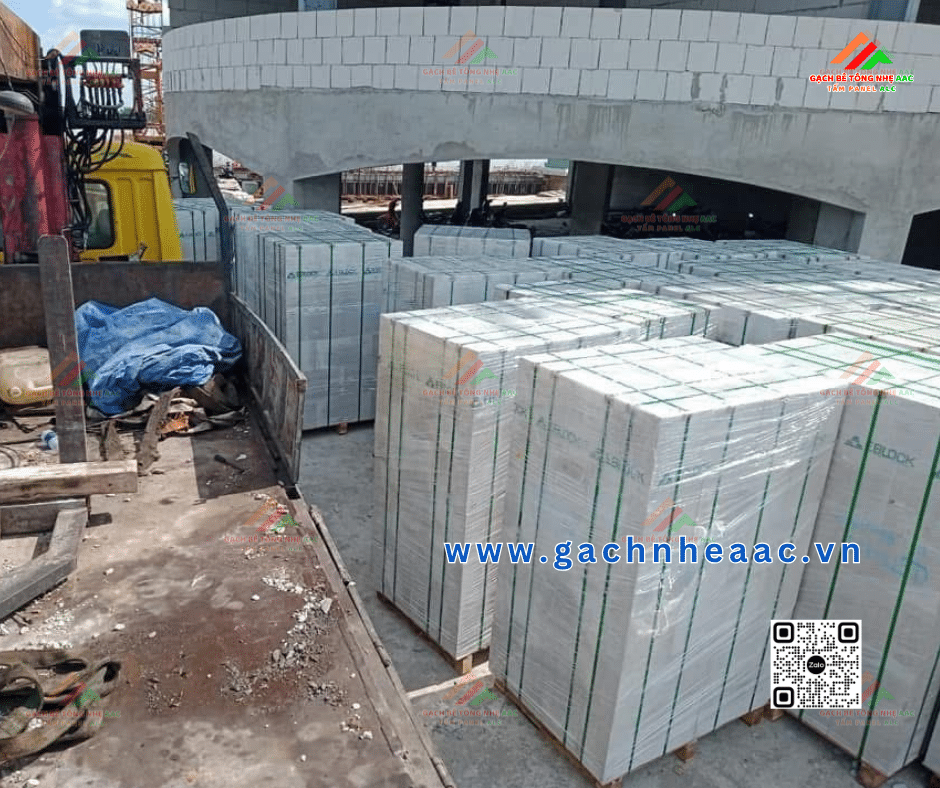 Ứng dụng gạch bê tông nhẹ AAC trong nhà ở và công trình công nghiệp hiện đại