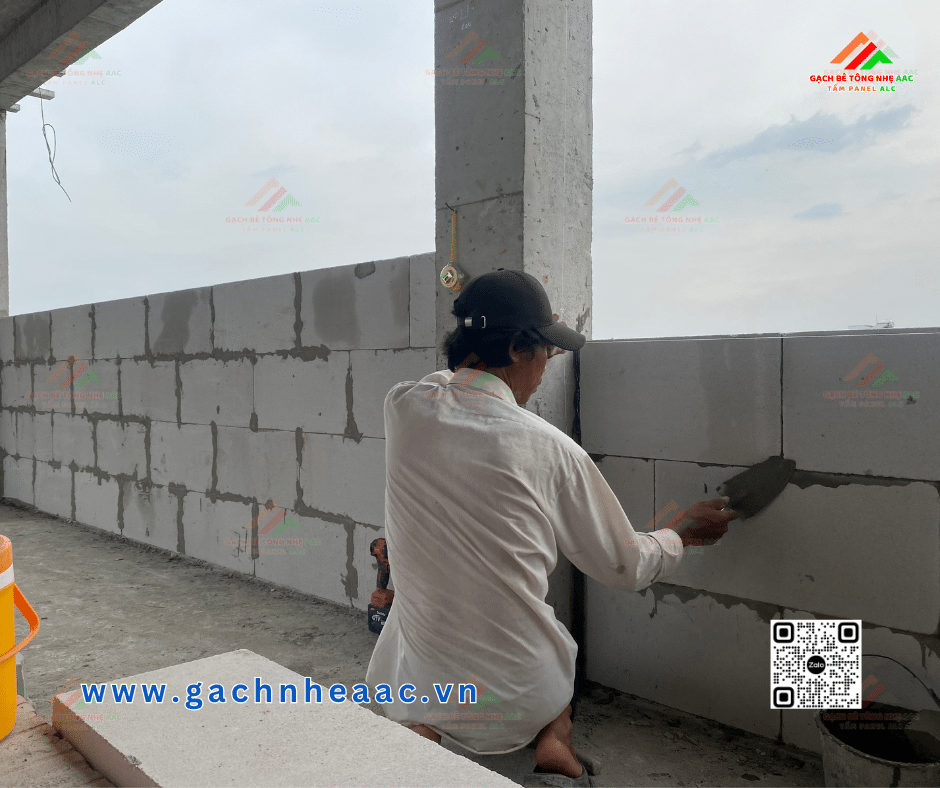 Gạch AAC 600-300-100mm: Bê tông nhẹ tại Buôn Mê Thuột