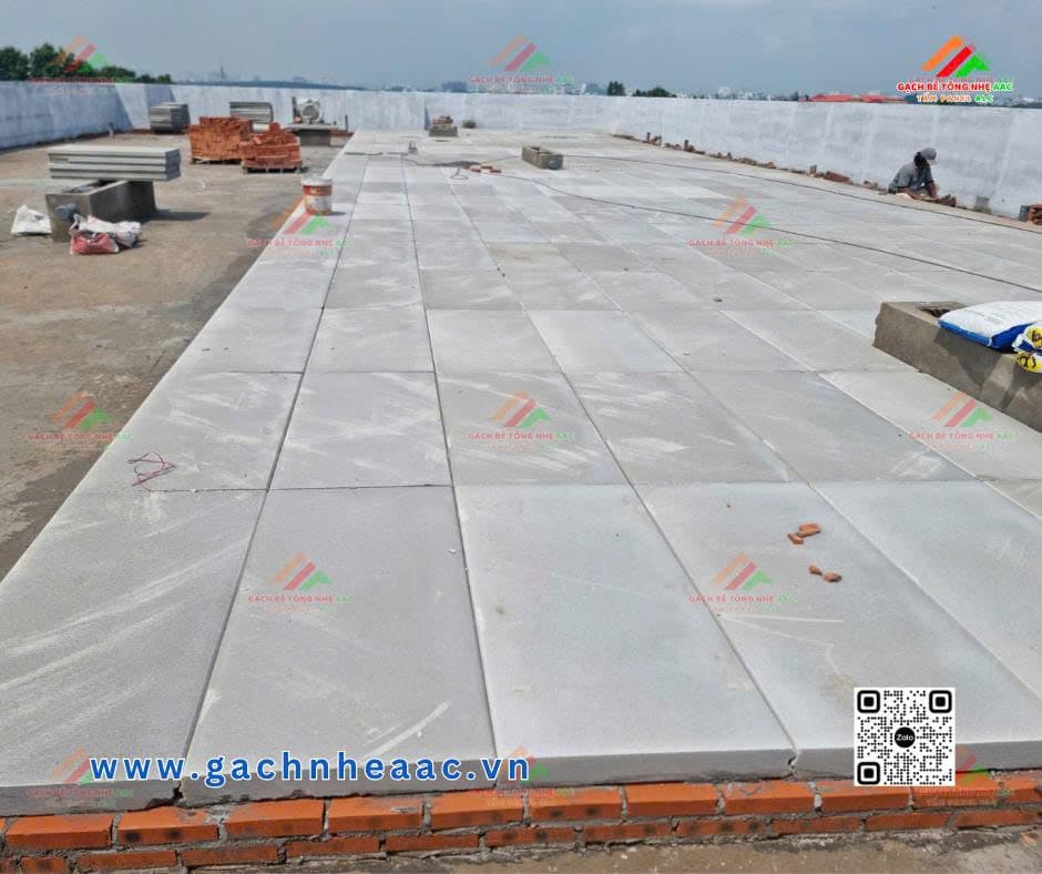 Chống Nóng Sân Thượng Bằng Tấm ALC Panel - Giải Pháp Hiệu Quả Cho Mùa Hè