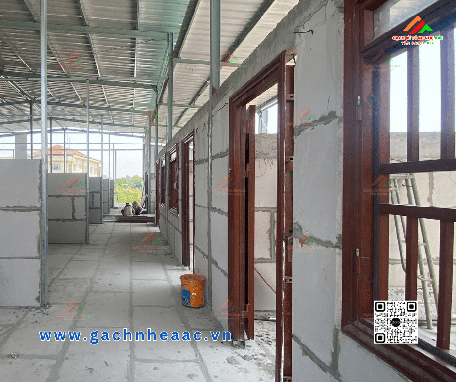Xây dựng căn hộ cho thuê bằng Tấm bê tông nhẹ ở TP. HCM