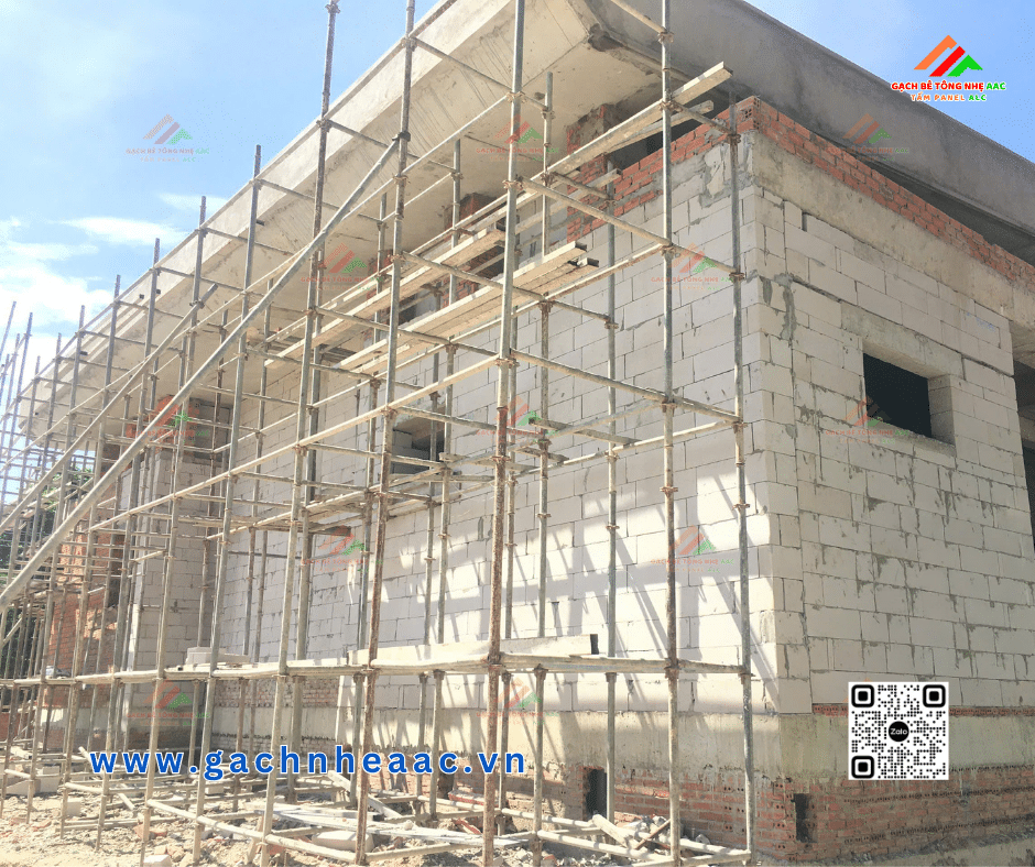 Ứng dụng gạch nhẹ AAC trong công trình Ủy ban Bình Dương 2023