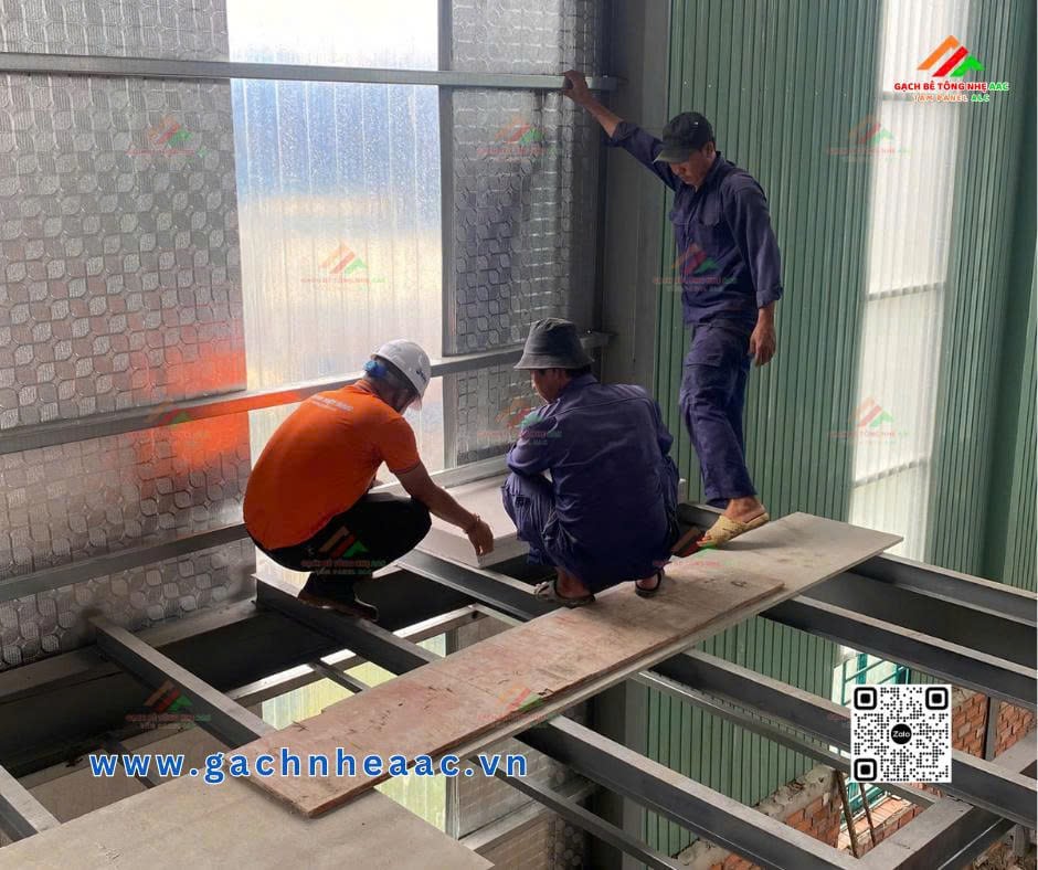 Thi công nhà xưởng với Tấm bê tông nhẹ ALC ở Đồng Nai