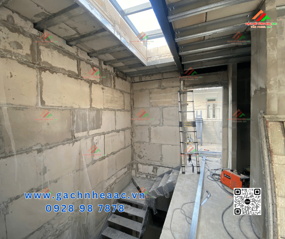 Công trình Tấm bê tông nhẹ lắp dựng vách ALC tại Đà Lạt – Lâm Đồng