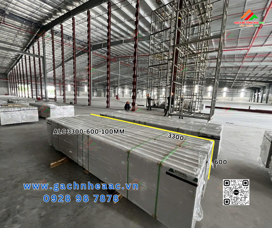 Dự án vách ngăn cháy EI241 tấm ALC Long An – Tây Ninh