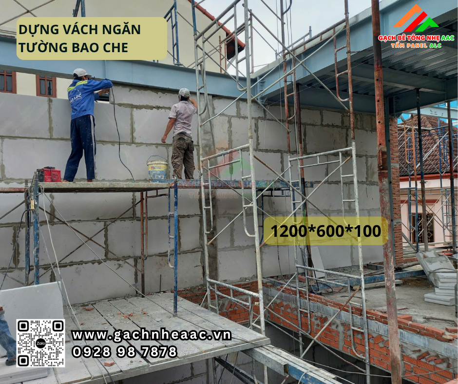 Ứng dụng thực tế tấm ALC 1200x600x100 tại các Tỉnh miền Tây