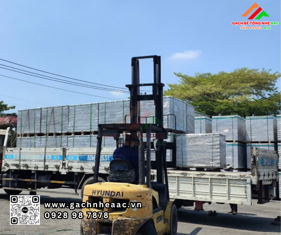 Công dụng của gạch bê tông khí chưng áp