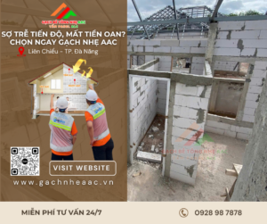 Gạch AAC tối ưu tiến độ thi công tại Đà Nẵng