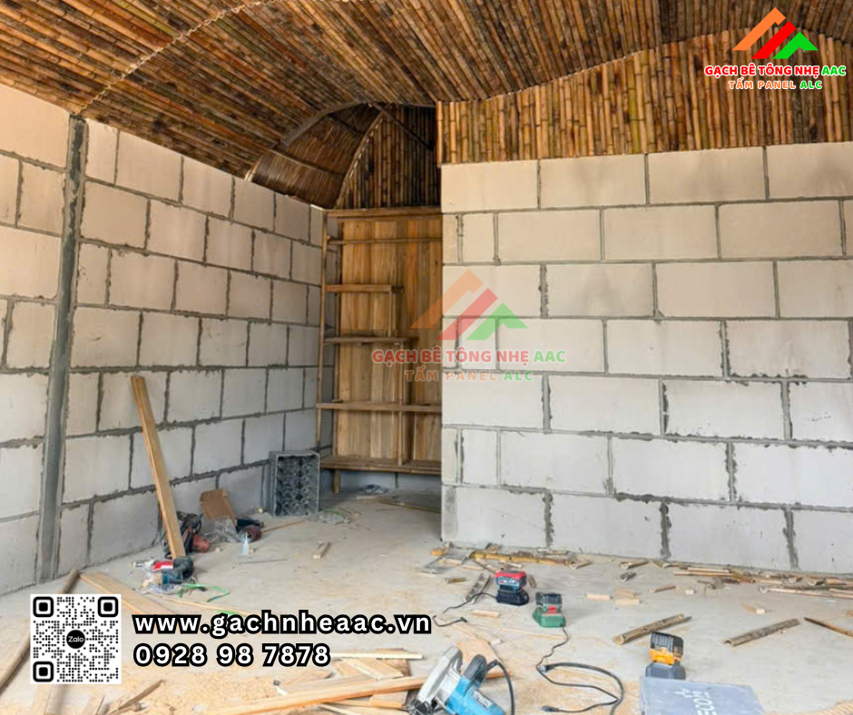 công trình resort Phú Quốc sử dụng Gạch AAC