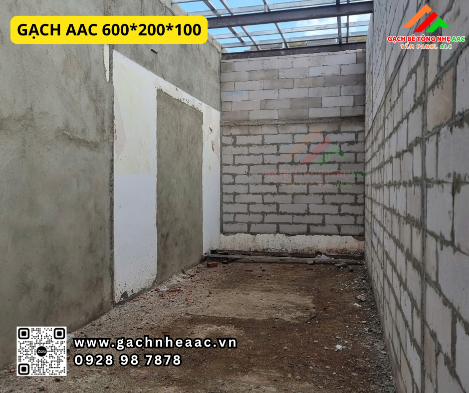 Gạch AAC 600x200x100mm