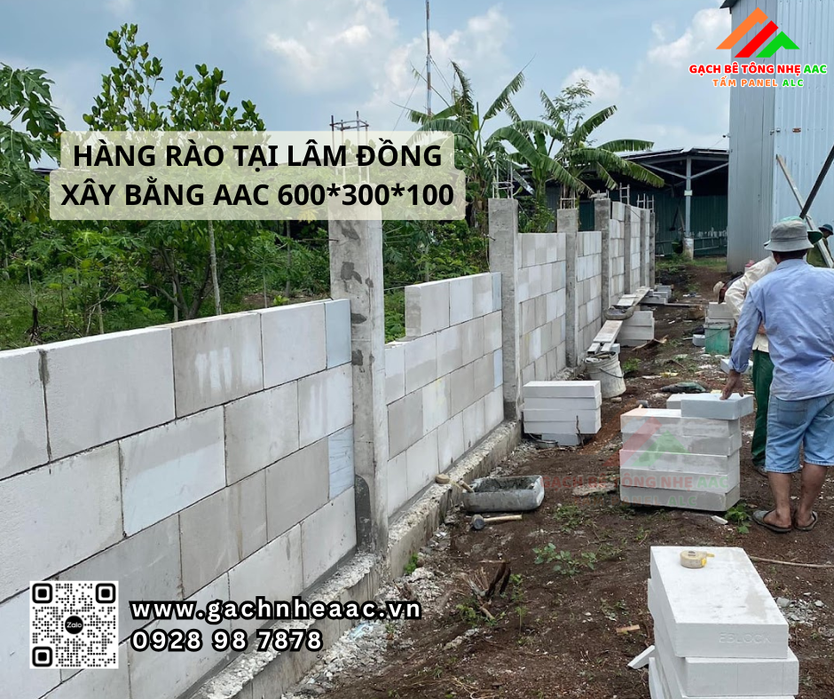 Vật liệu xây hàng rào tối ưu chi phí 2026