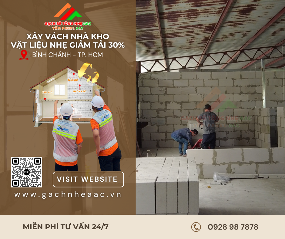 Báo giá gạch nhẹ TPHCM 2026
