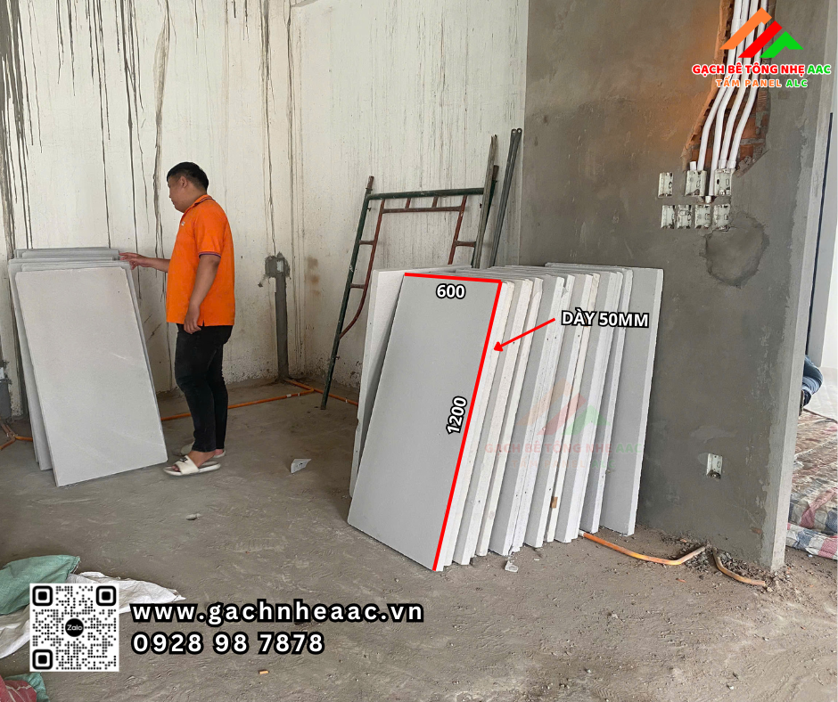 Đôn Nền KCN Bằng Tấm ALC: Nhẹ Bằng 1/3 Bê Tông Thường