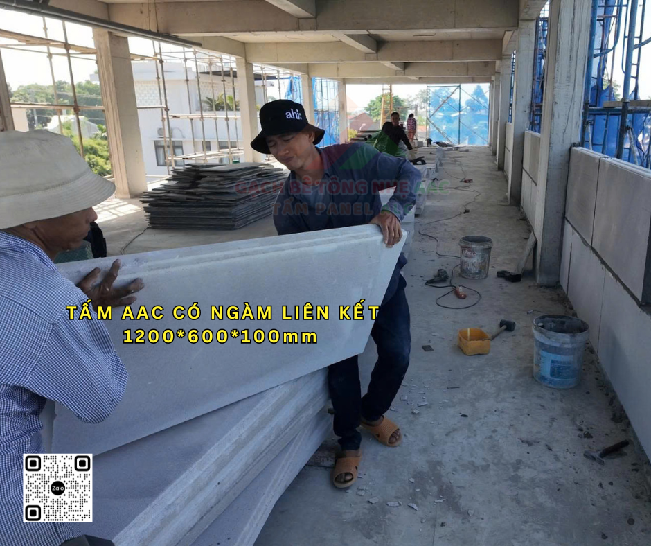 Xưởng May 5 Tầng Long Thành, Đồng Nai: Tấm Bê Tông Nhẹ AAC
