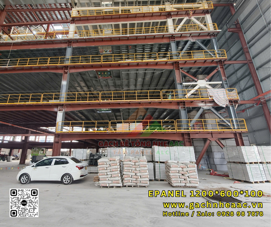 Dự Án KCN Phú Mỹ 3: Panel ALC Đạt Chuẩn EI-240 Cho Nhà Xưởng Quy Mô Lớn