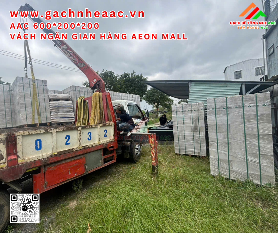 Vách Ngăn AAC Đạt EI-240 Tại AEON Mall Thanh Khê Đà Nẵng