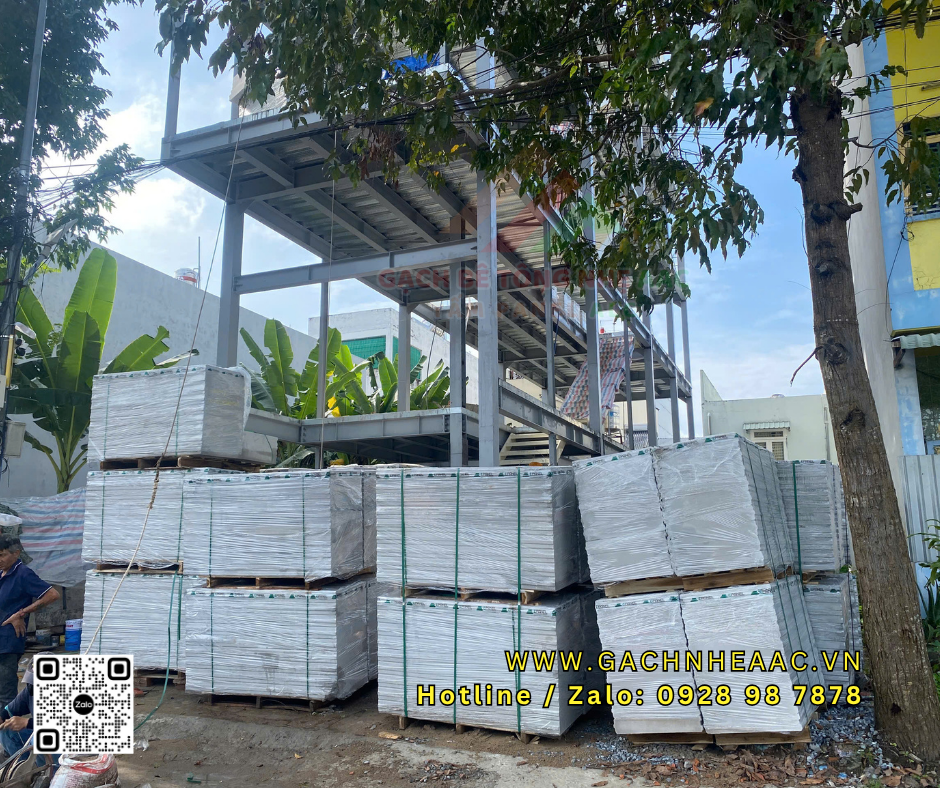 Vật liệu nhẹ bê tông khí chưng áp miền Tây