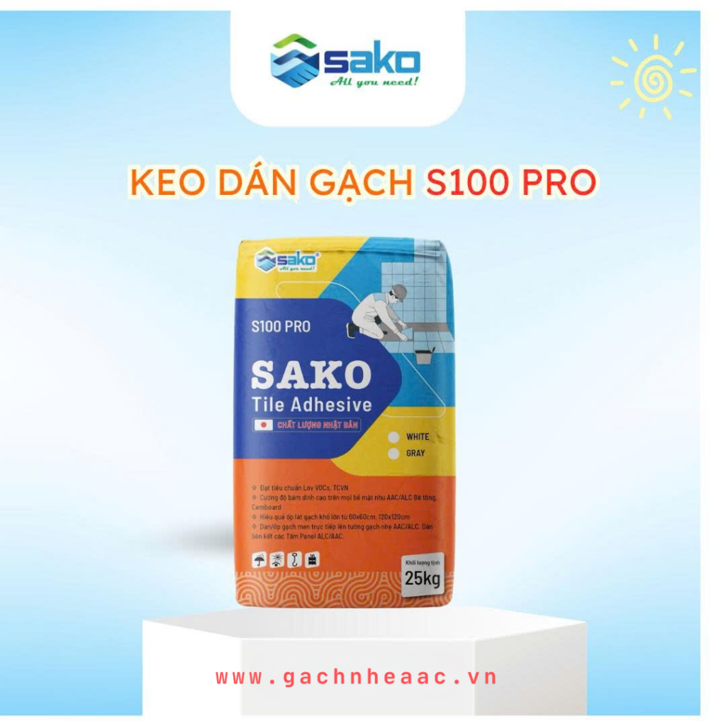 Keo ốp lát SAKO S100 PRO