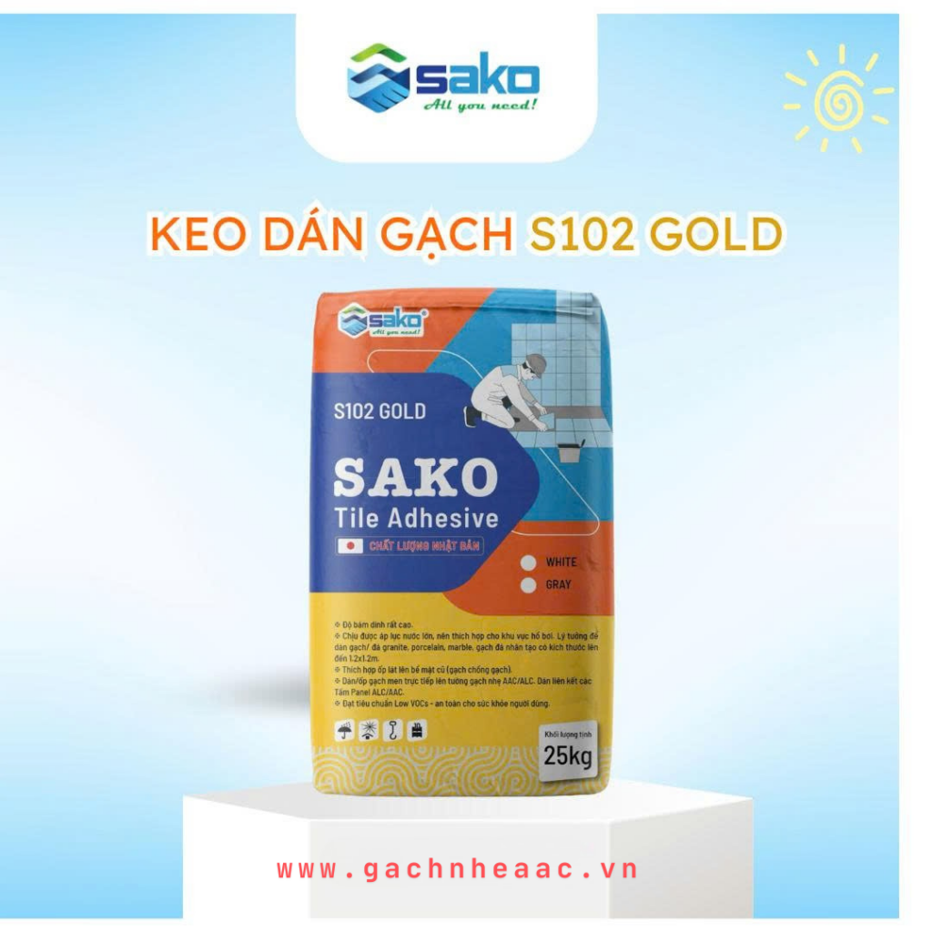 Siêu Sale Keo Dán Gạch SAKO Mùa Lễ Quốc Khánh 2/9