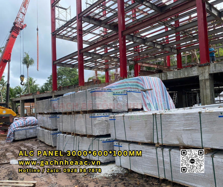 Dự Án Resort Ocean Bay Phú Quốc: Tấm ALC PANEL Dài 3 Mét