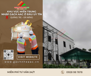Gạch bê tông khí chưng áp tại Quảng Trị