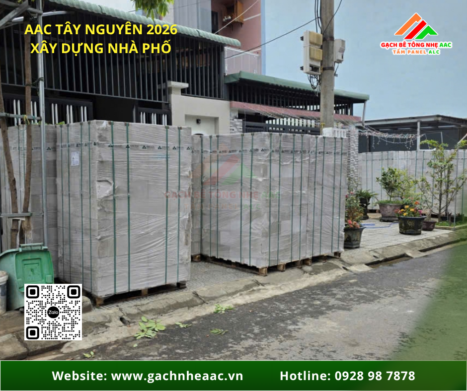 Bê Tông Khí Chưng Áp Buôn Ma Thuột: Giao Nhanh 3–5 Ngày