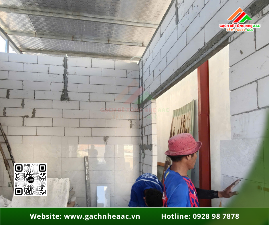 Nâng Tầng Nhà Phố Với Gạch AAC 600x200x100mm Đà Nẵng