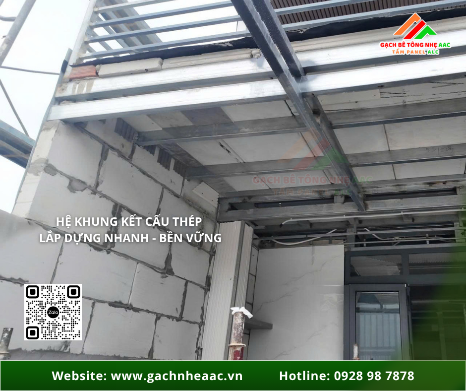 Nhà khung thép hiện đại tại Long Hải