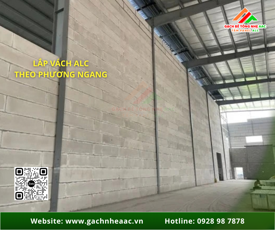 Tấm bê tông khí chưng áp chống cháy nhà xưởng