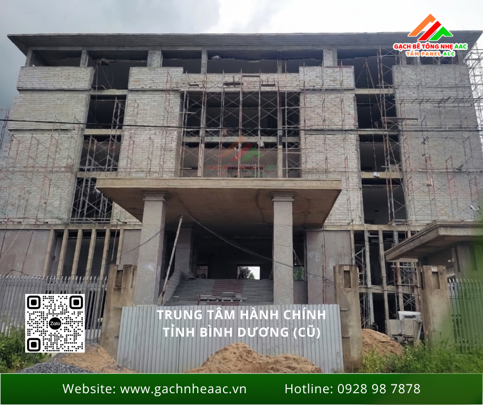 Bê tông khí chưng áp tại Bình Dương