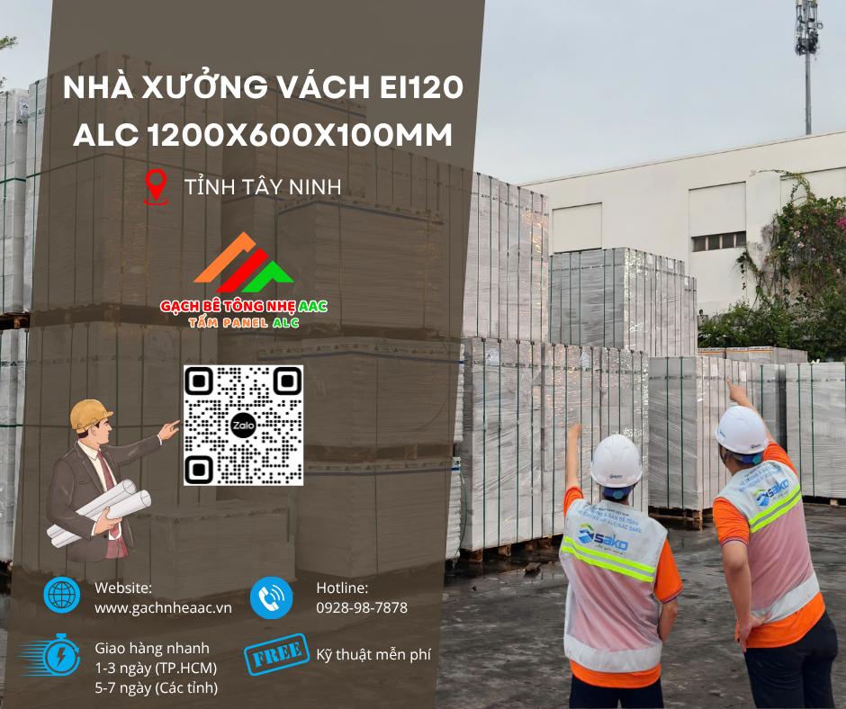 Dự án nhà xưởng tiêu chuẩn ngăn cháy EI-120