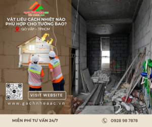 Gạch AAC xây tường bao